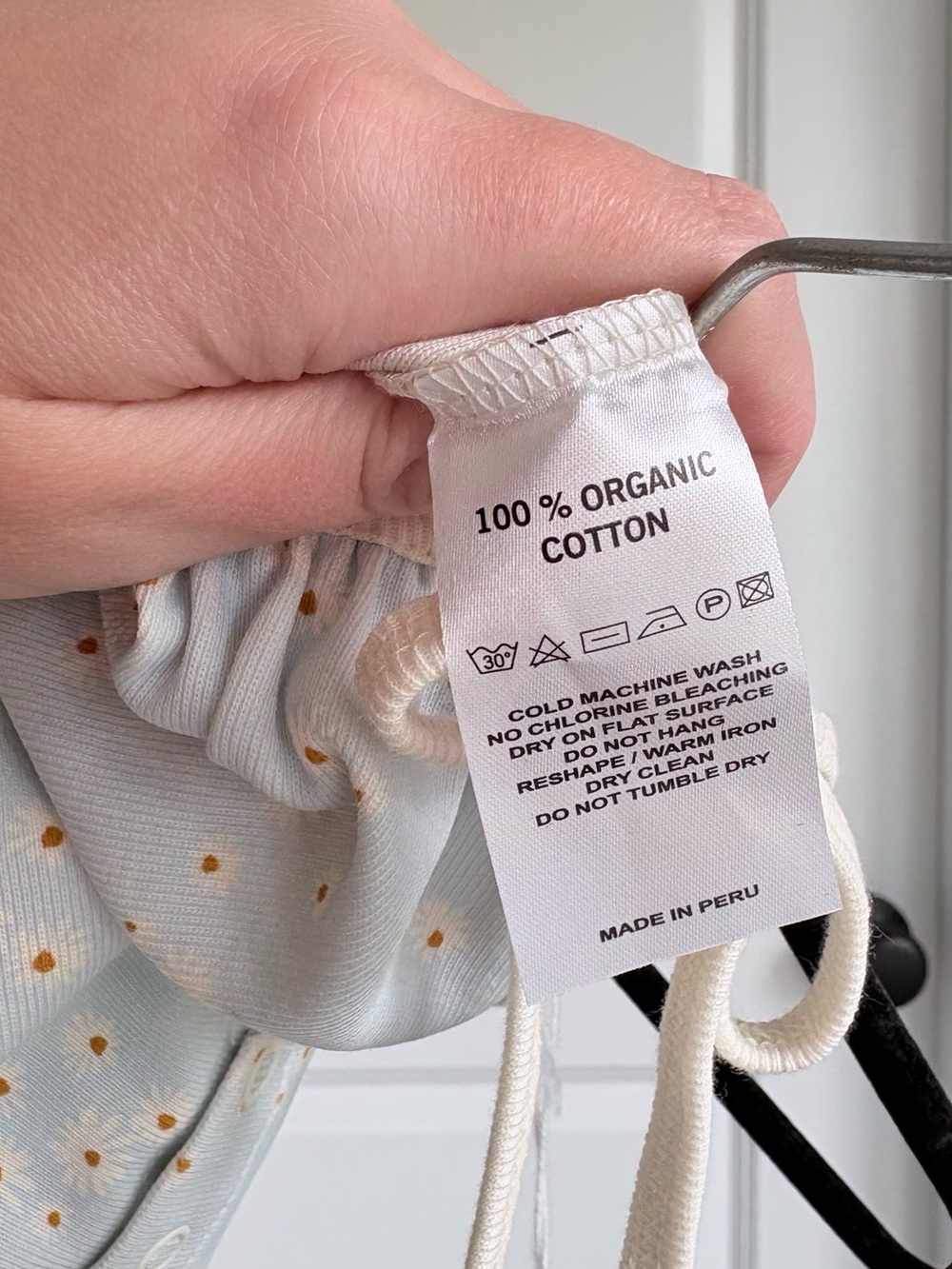 🌻Fin & Vince Daisy Fields Organic Cotton Bubble Tie Onesie NWT - Picture 6 of 7